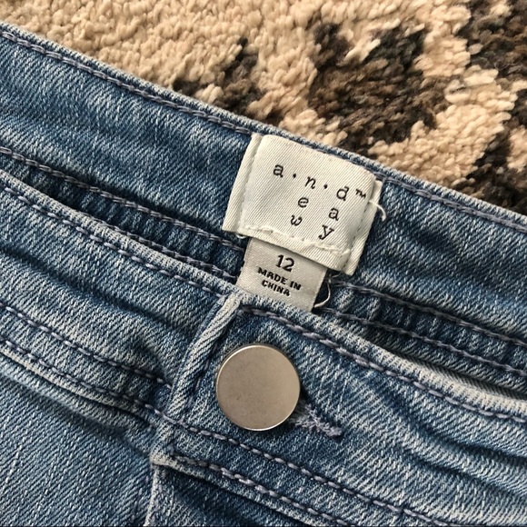 A NEW DAY denim jean skirt 12 - Picture 8 of 8